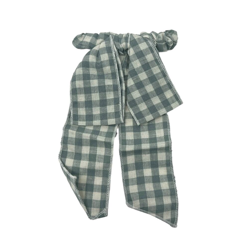 Rylee + Cru NEW Gingham Hair Scarf Tie Scrunchie. One Size